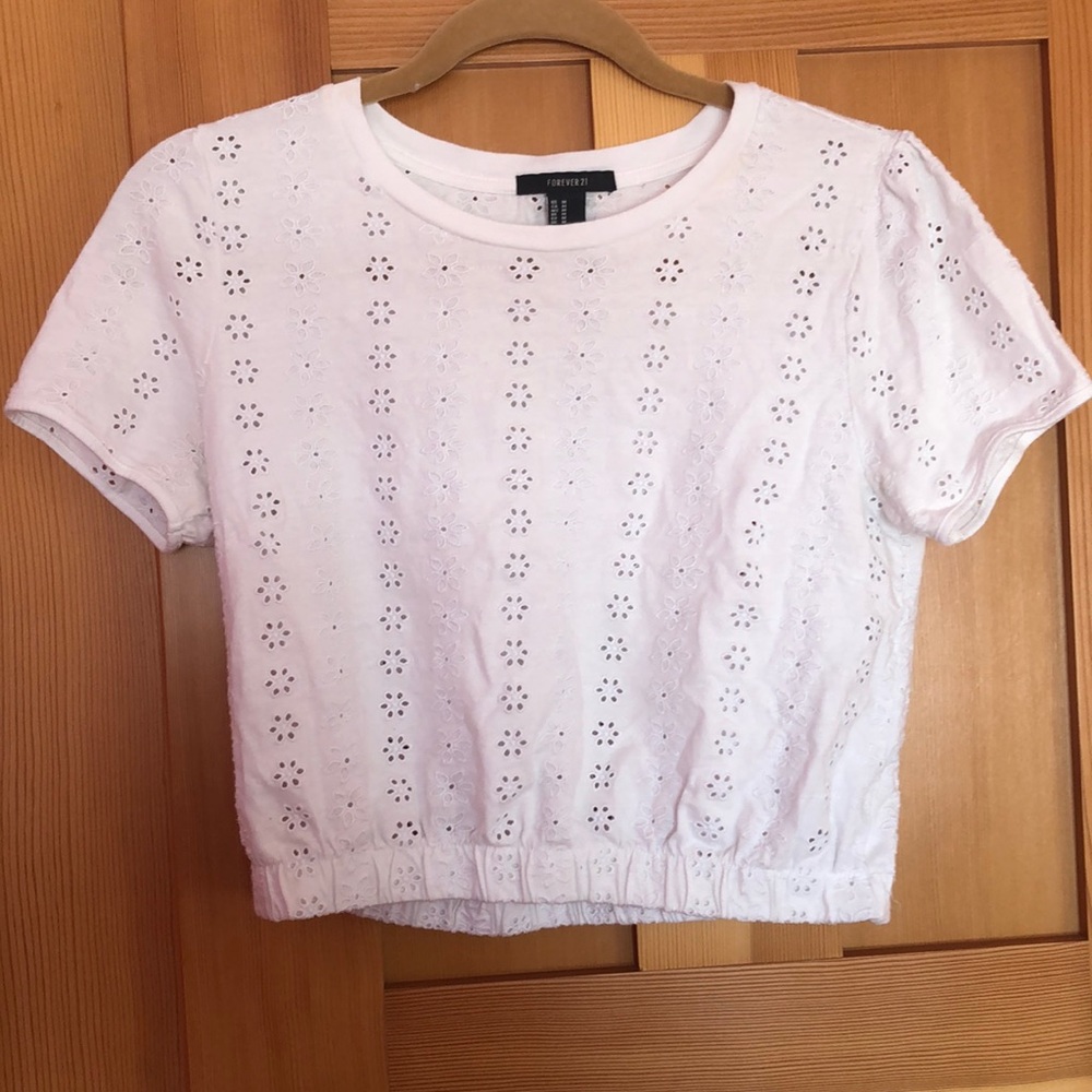 Flower crop top